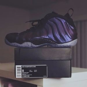 🔝 NWB | Air Foamposite One Eggplant (2017) | 8